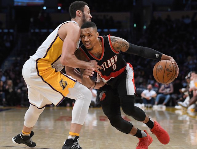 blazers nba lillard 28/3/2017