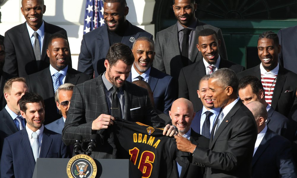 nba cavs in white house 13/11/2016