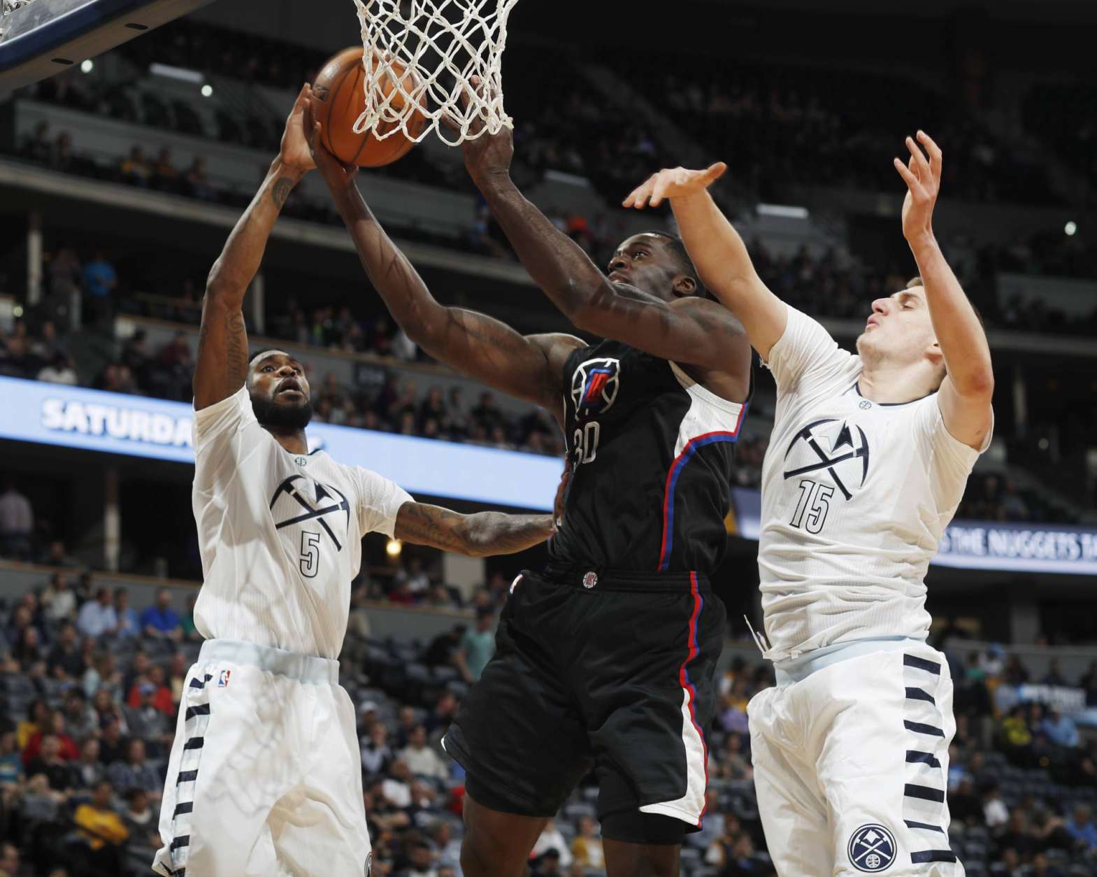 nuggets vs clippers 18/3/2017 nba