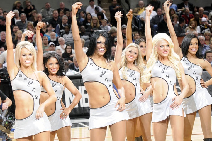 nba spurs dancers