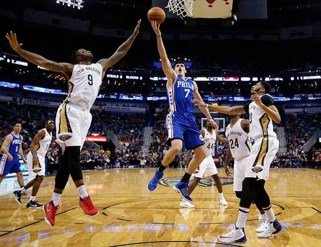 76ers pelicans nba basketball 11/12/2016