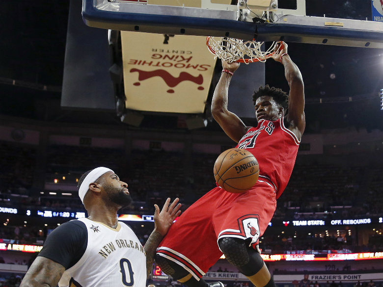 nba bulls @ pelicans 4/4/2017