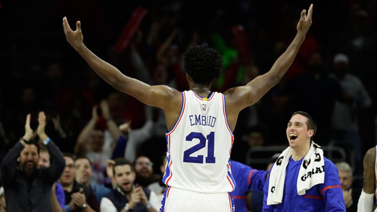 nba joel embiid 27/1/2017